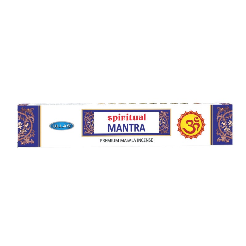 Ullas Spiritual Mantra Agarbathi Premium Masala Incense Sticks with Minty Fragrance , 180 Incense Sticks - Image 3